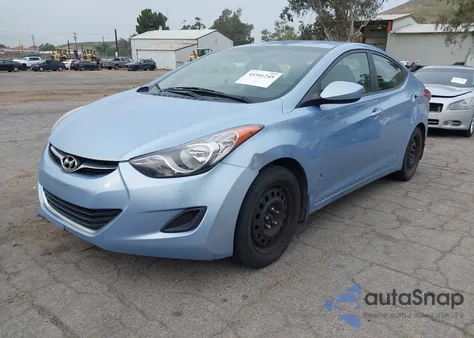 2012 Hyundai Elantra Gls (Ulsan Plant) z USA, uszkodzony, nr VIN KMHDH4AE3CU323866